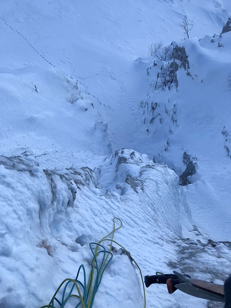 Pizzo Deta, Appennino Centrale, Diretta Cianfarani-Rossi, Giovanni Maria Cianfarani, Marco Rossi