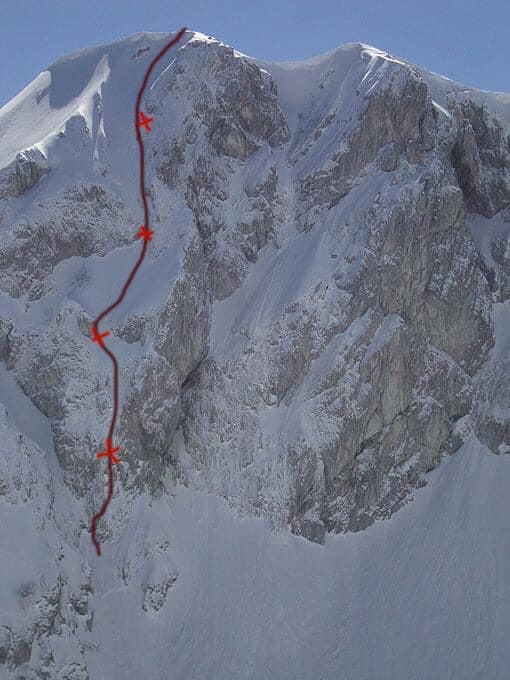 Pizzo Deta, Appennino Centrale, Diretta Cianfarani-Rossi, Giovanni Maria Cianfarani, Marco Rossi