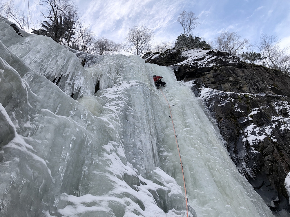 Norvegia cascate di ghiaccio