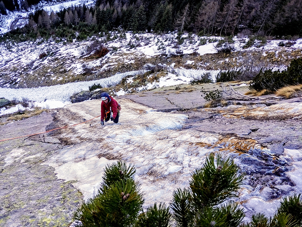 Cascata Placca Spietata, Val Gerola, Pietro Bonaiti, Cristian Candiotto