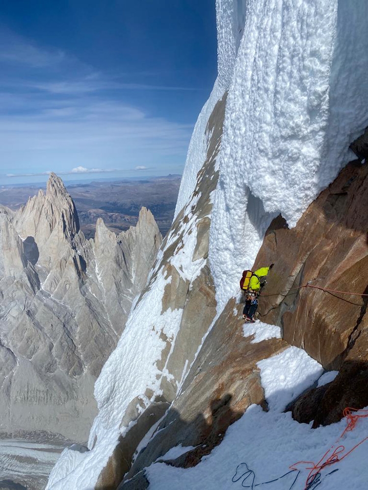 Cerro Torre, Patagonia, Roger Schäli, Mario Heller, Pablo Pontoriero