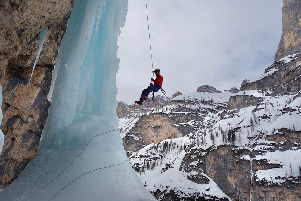 Corona Clean, Val Travenanzes, Dolomites, Simon Kehrer, Lukas Troi