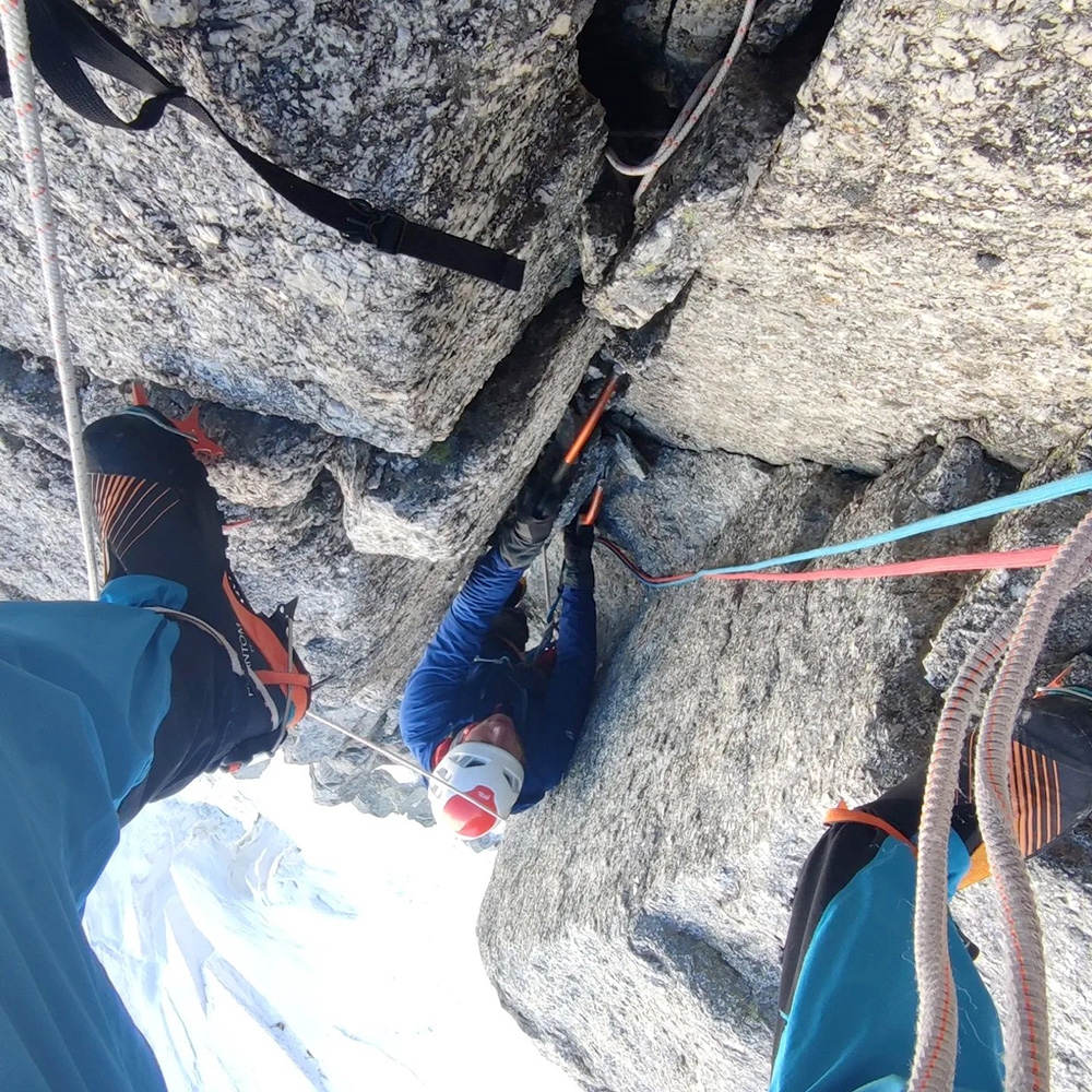 Pointe Adolphe Rey, Monte Bianco, Christophe Dumarest, Tom Livingstone, Changing Corners