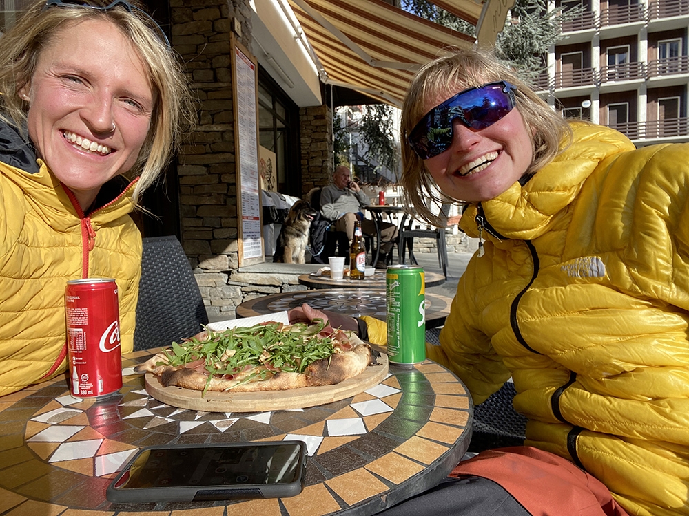 Grandes Jorasses, Phantom Direct, Line van den Berg, Fay Manners, Via in memoria di Gianni Comino