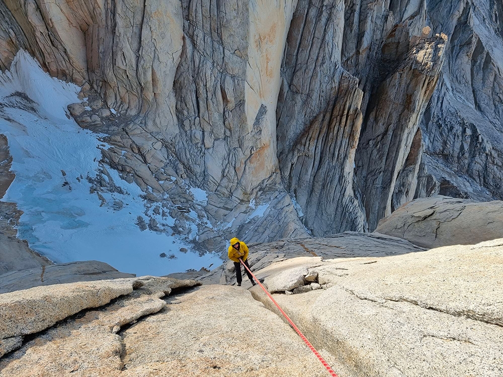 Pain and Gain, Aguja Desmochada, Patagonia, Ondrej Húserka, Jozef Kristoffy