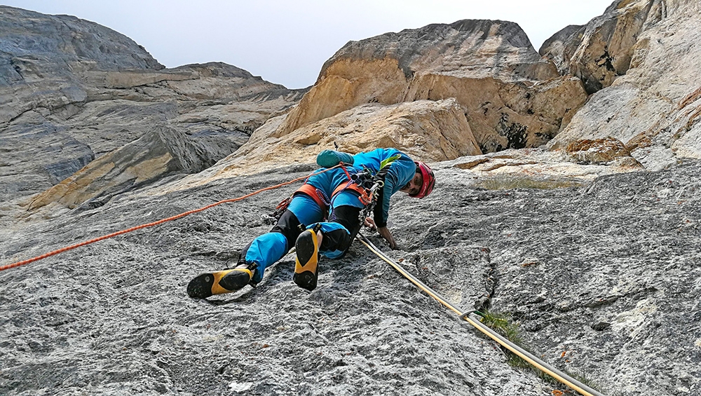 Marmolada, Dolomites, Piz Serauta, Tentar non nuoce, Rolando Larcher, Tiziano Buccella, Geremia Vergoni