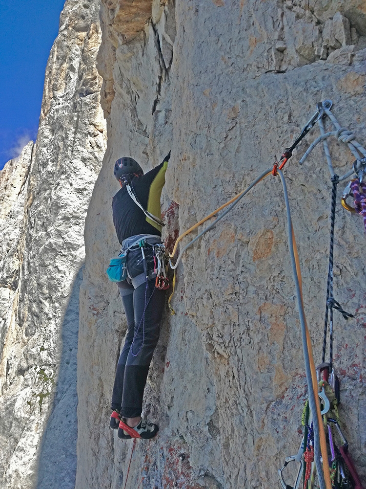 Marmolada, Dolomites, Piz Serauta, Tentar non nuoce, Rolando Larcher, Tiziano Buccella, Geremia Vergoni