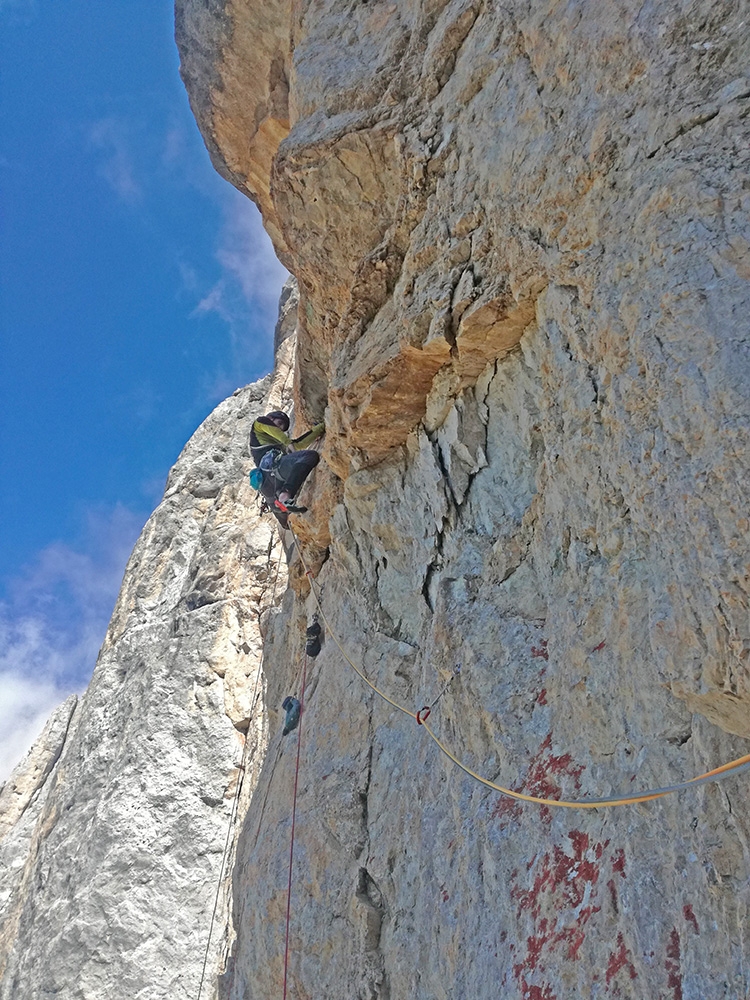 Marmolada, Dolomiti, Piz Serauta, Tentar non nuoce, Rolando Larcher, Tiziano Buccella, Geremia Vergoni