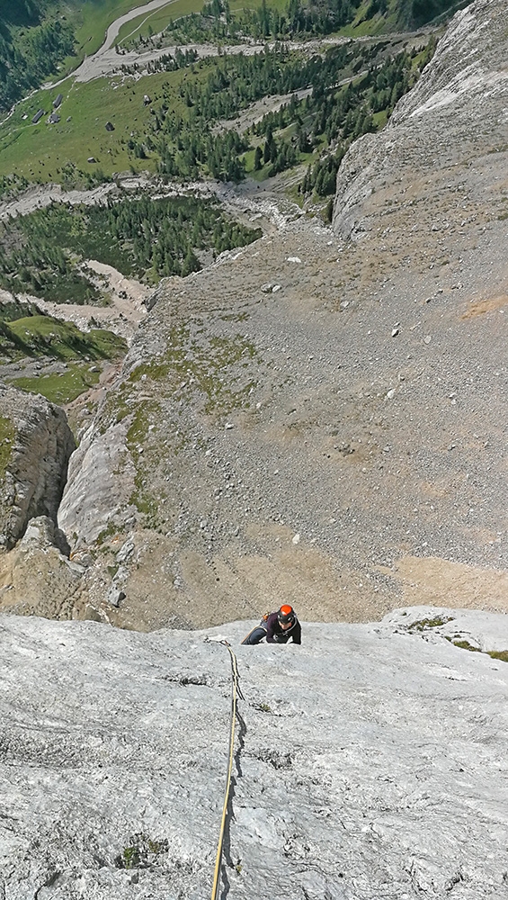 Marmolada, Dolomiti, Piz Serauta, Tentar non nuoce, Rolando Larcher, Tiziano Buccella, Geremia Vergoni