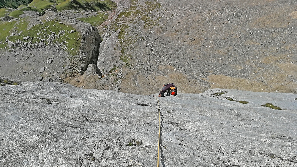 Marmolada, Dolomiti, Piz Serauta, Tentar non nuoce, Rolando Larcher, Tiziano Buccella, Geremia Vergoni