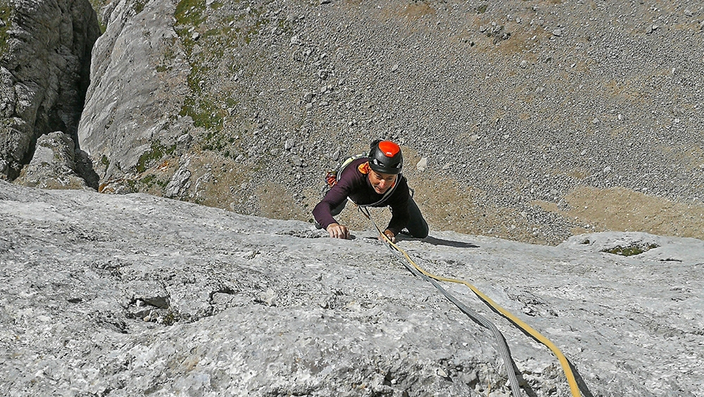 Marmolada, Dolomites, Piz Serauta, Tentar non nuoce, Rolando Larcher, Tiziano Buccella, Geremia Vergoni