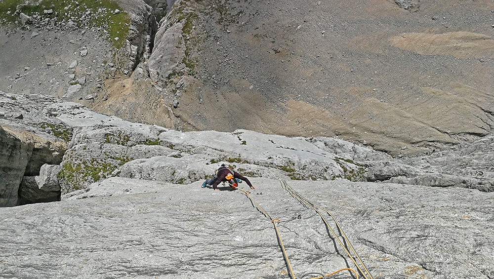 Marmolada, Dolomites, Piz Serauta, Tentar non nuoce, Rolando Larcher, Tiziano Buccella, Geremia Vergoni