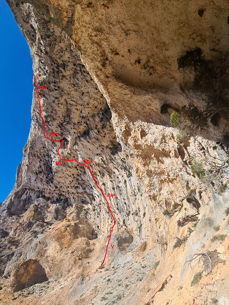 Alexander Huber, Bavarese, Punta Giradili, Sardinia