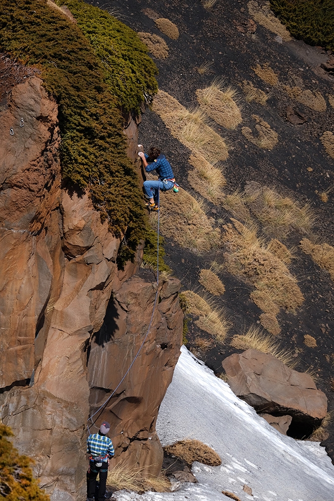 Etna arrampicata, Sicilia, Costa Fugazza