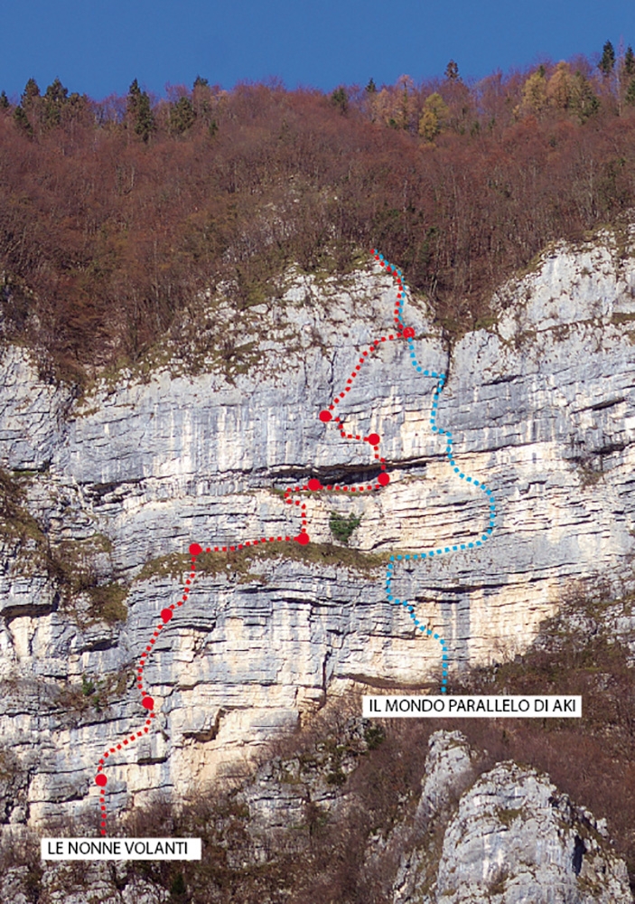 Monte Pubel, Valsugana, Le nonne volanti, Francesco Leardi, Fausto Maragno