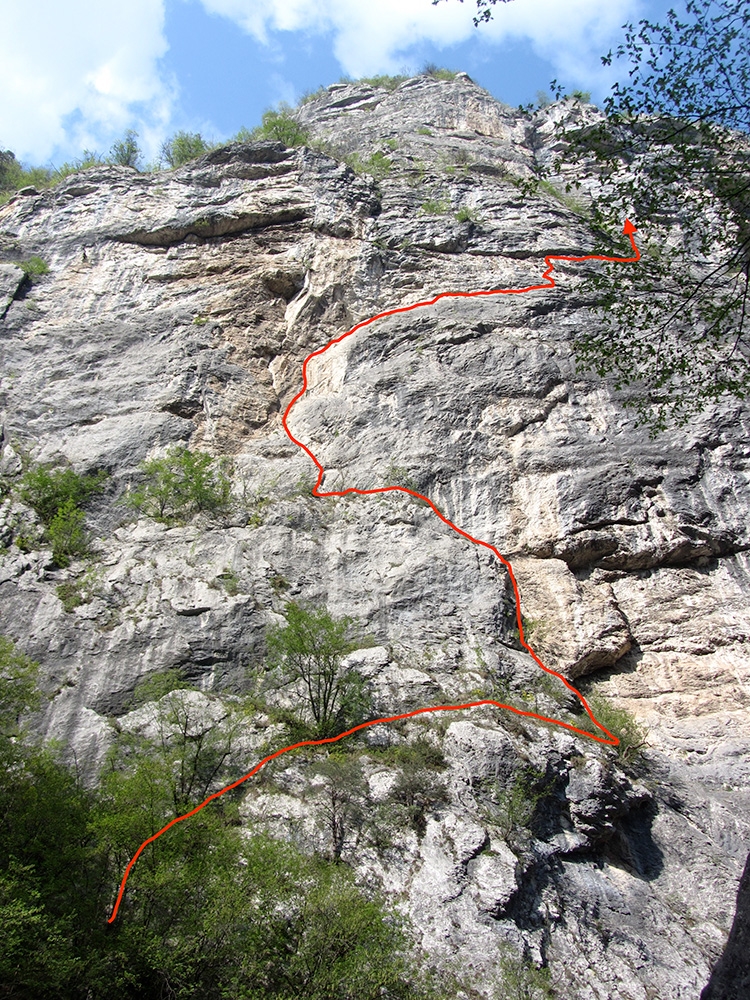 Danza Macabra, Gola del Limarò, Valle del Sarca, Marco Pellegrini, Francesco Salvaterra