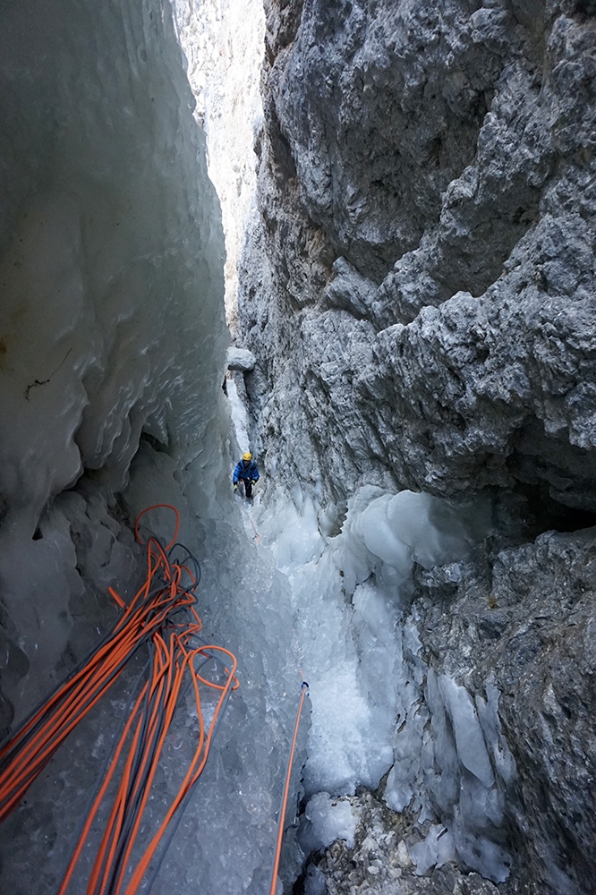 The Bird, Gola del Pettirosso, Langental, Dolomites, Daniel Ladurner, Hannes Lemayer