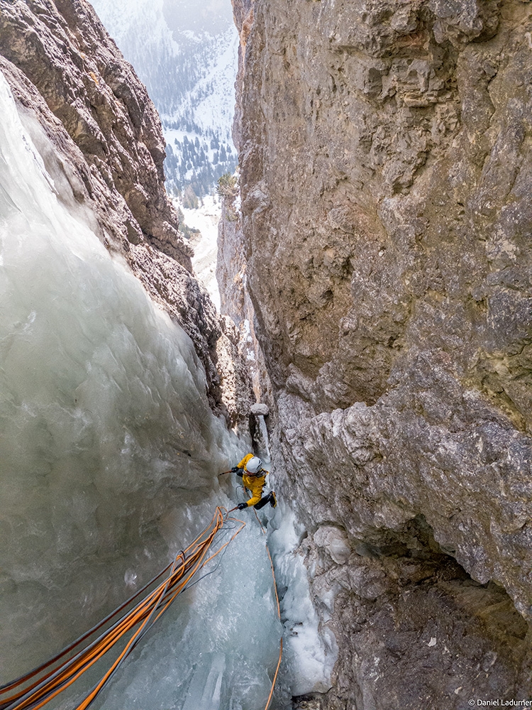 The Bird, Gola del Pettirosso, Langental, Dolomites, Daniel Ladurner, Hannes Lemayer