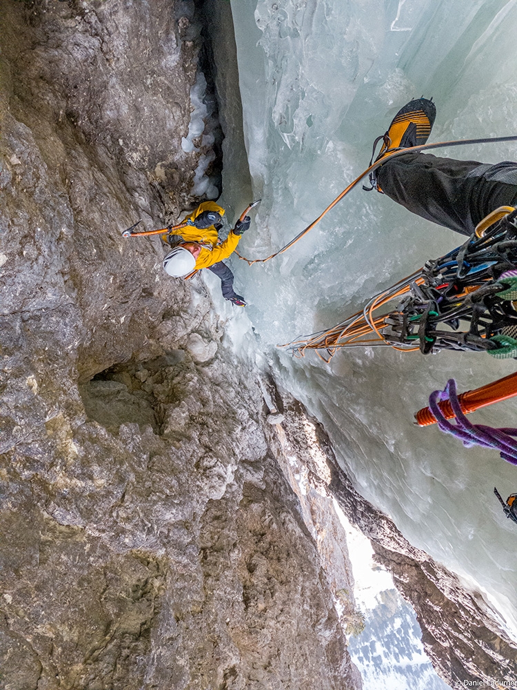 The Bird, Gola del Pettirosso, Langental, Dolomites, Daniel Ladurner, Hannes Lemayer