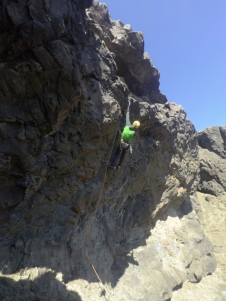 Buahellir, drytooling, Islanda, Matteo Meucci