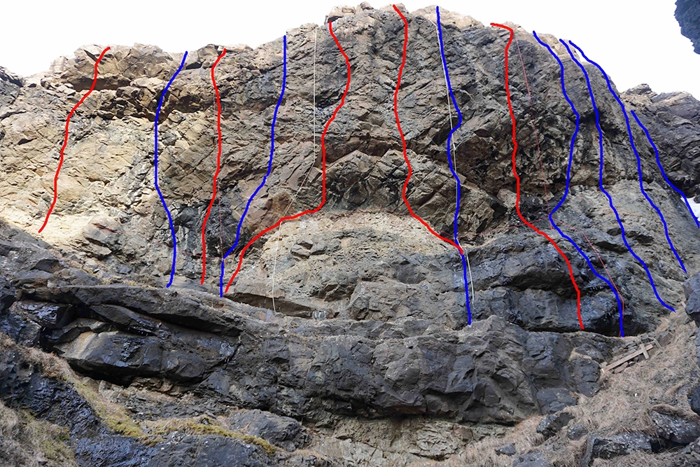 Buahellir, drytooling, Iceland, Matteo Meucci
