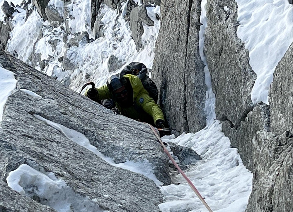 Goulotte Desperados, Tour Ronde, Mont Blanc, Niccolò Bruni, Gianluca Marra