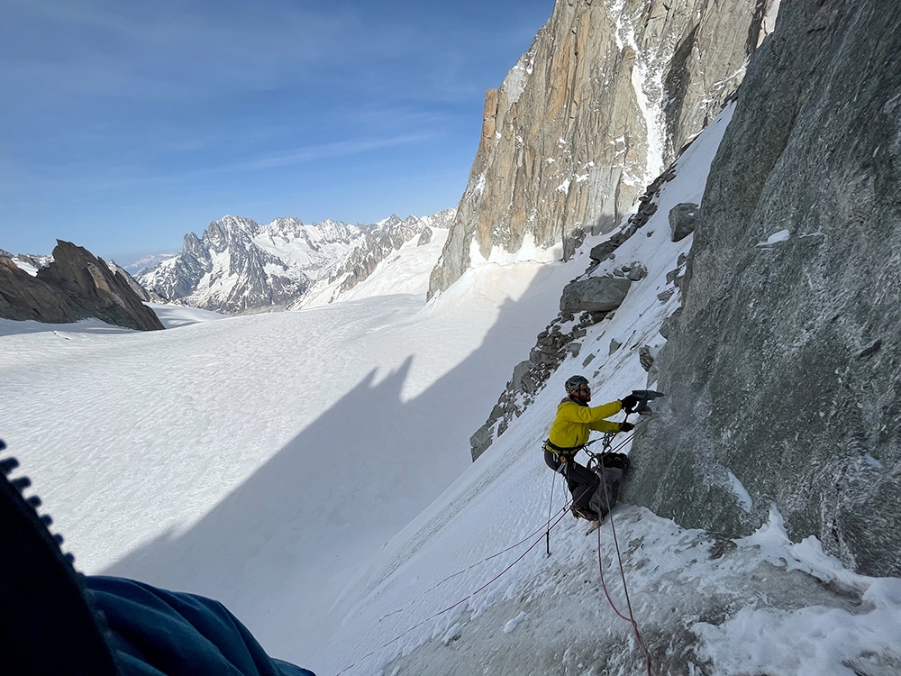 Goulotte Desperados, Tour Ronde, Mont Blanc, Niccolò Bruni, Gianluca Marra