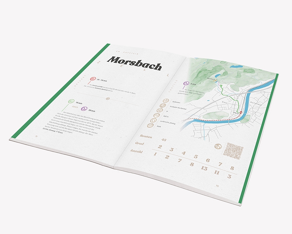Climate-friendly Climbing guidebook to Tyrol, Austria