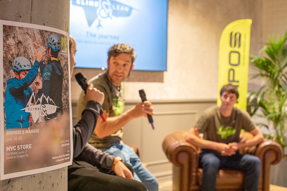 Climb and Clean 2022, Matteo Della Bordella, Massimo Faletti