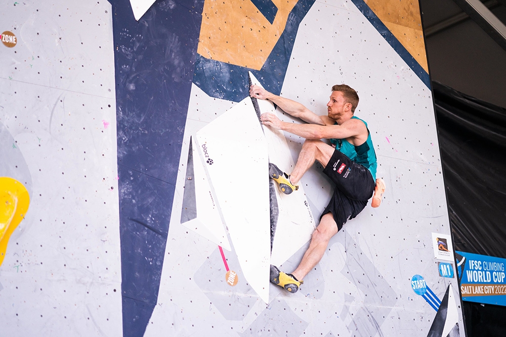 Jakob Schubert, Salt Lake City, Coppa del Mondo Boulder 2022