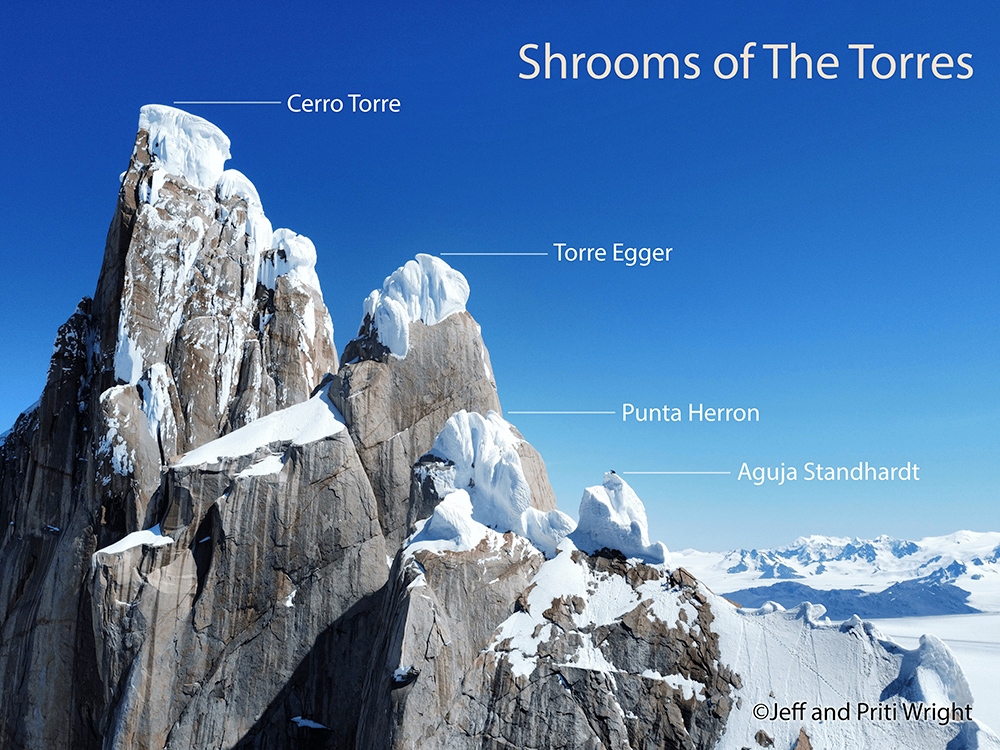 Torre Egger Traverse, Aguja Standhardt, Punta Herron, Torre Egger
