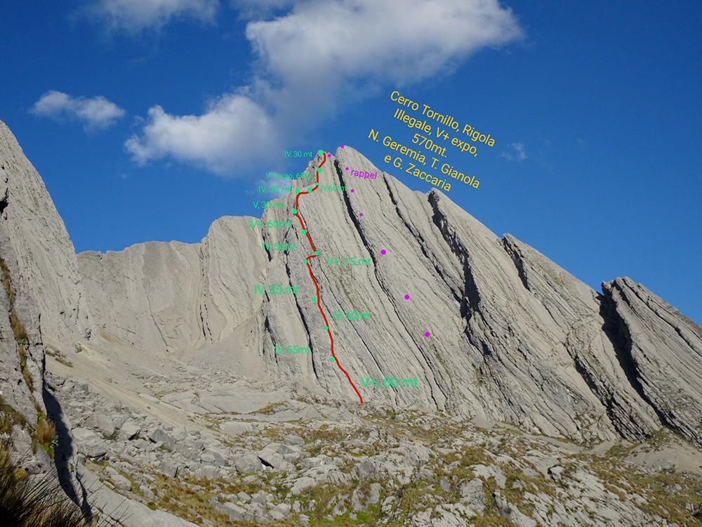 Cerro Tornillo, Perù, Nicolò Geremia, Thomas Gianola, Giovanni Zaccaria