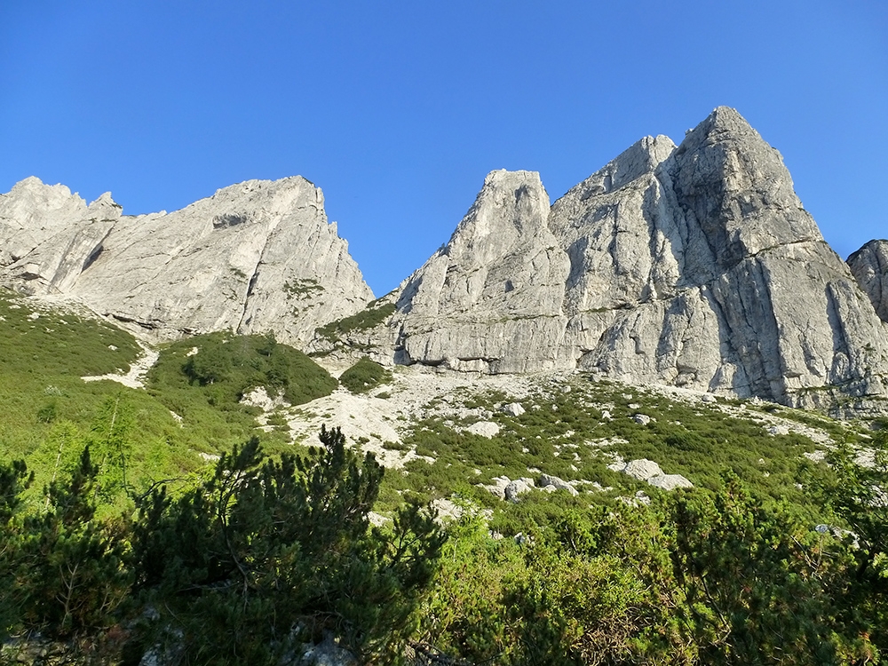 I colori dell’ombra, Torre Guarda, Mangart, Alpi Giulie, Mauro Florit, Daniele Pesamosca