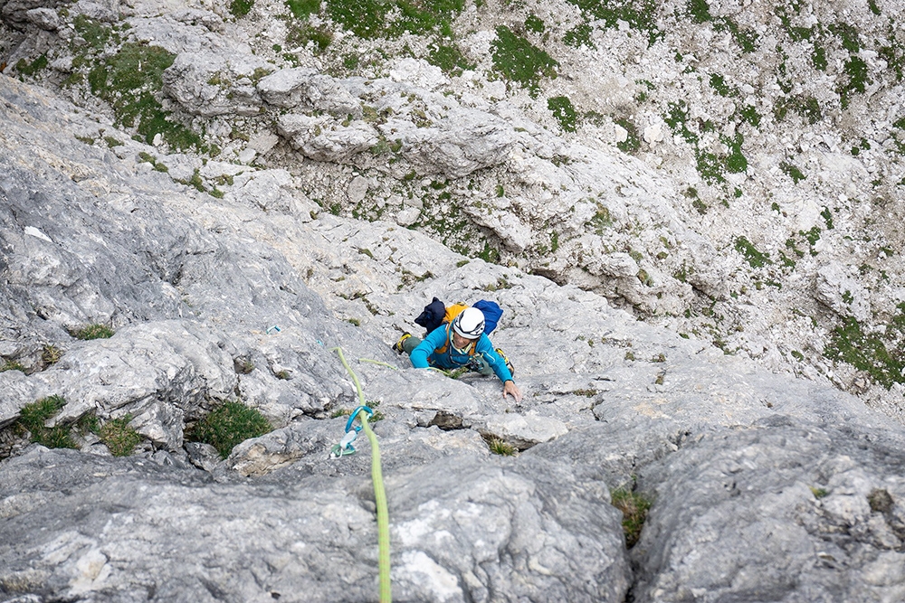 Pilastro di Misurina, Cadini, Dolomites, Peter Manhartsberger, Florian Wenter