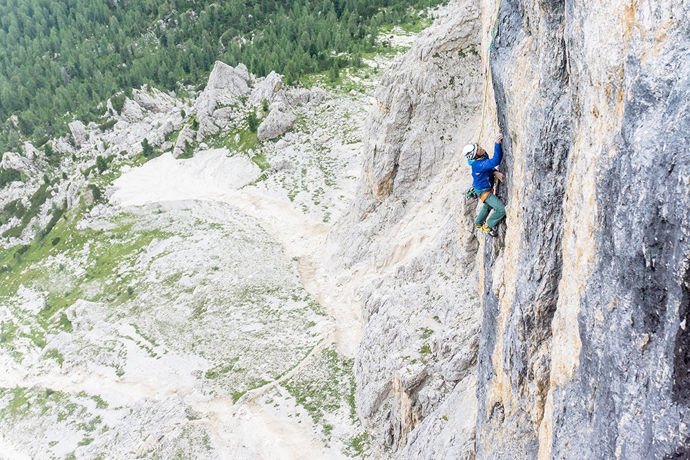 Pilastro di Misurina, Cadini, Dolomites, Peter Manhartsberger, Florian Wenter