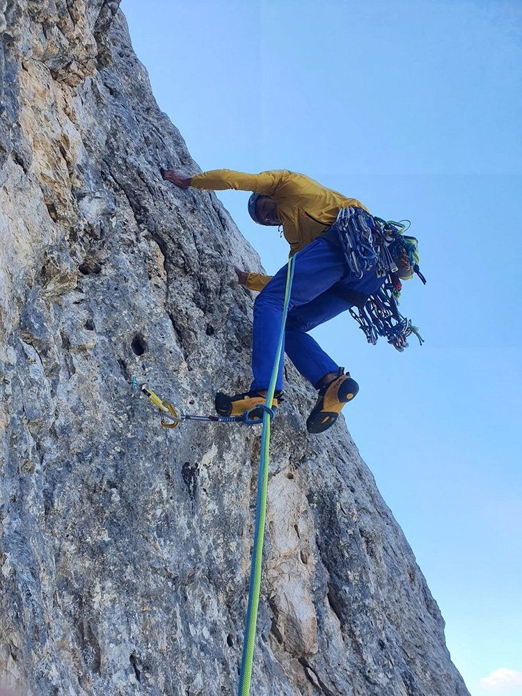 Roda di Vael, Catinaccio, Dolomiti, Simon Messner, Philipp Prünster, Martin Sieberer