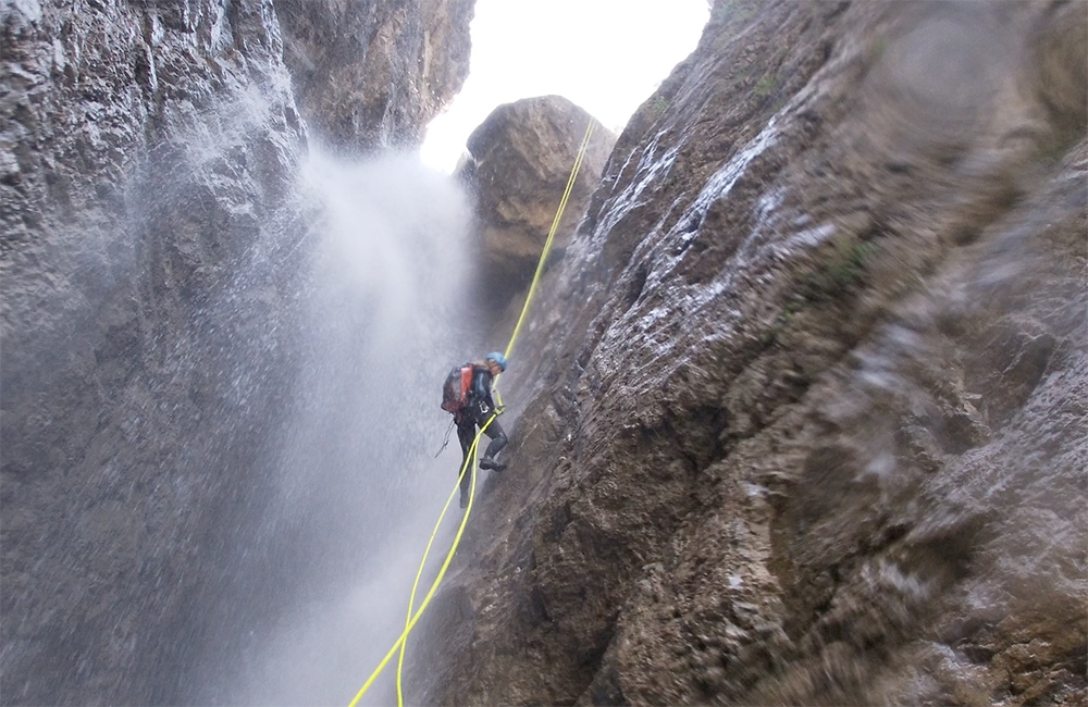 Canyon della Val Scura, Altopiano di Lavarone, Giulia Gabani, Francesco Sauro