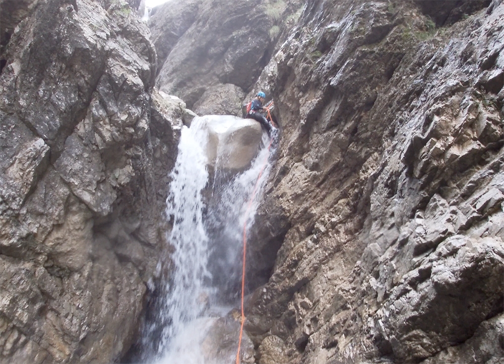 Canyon della Val Scura, Altopiano di Lavarone, Giulia Gabani, Francesco Sauro