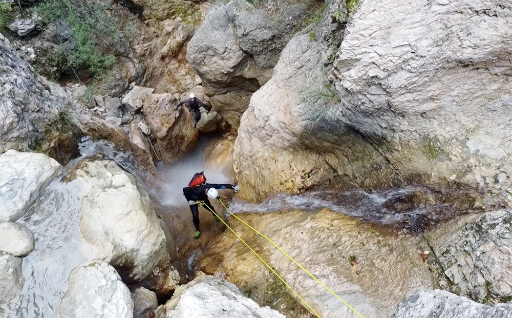 Canyon della Val Scura, Altopiano di Lavarone, Giulia Gabani, Francesco Sauro