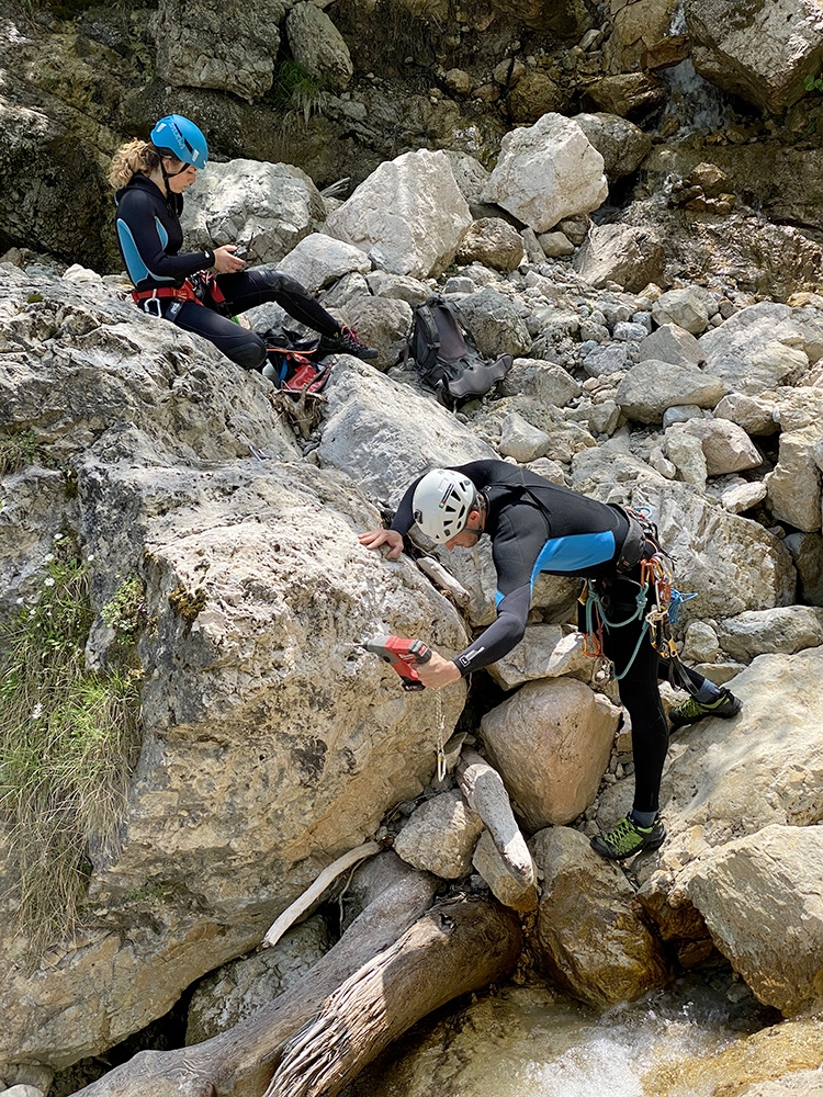 Canyon della Val Scura, Altopiano di Lavarone, Giulia Gabani, Francesco Sauro
