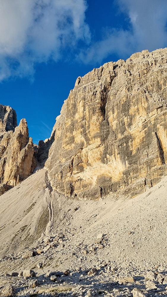 La vita è bella, Lagazuoi, Dolomites, Simon Messner, Martin Sieberer, Barbara Vigl 