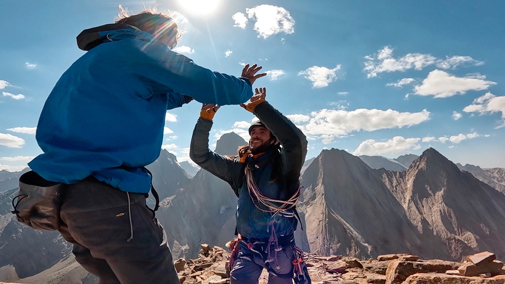Perestroika Crack, Peak Slesova, Ak-Su Valley,  Kyrgyzstan
