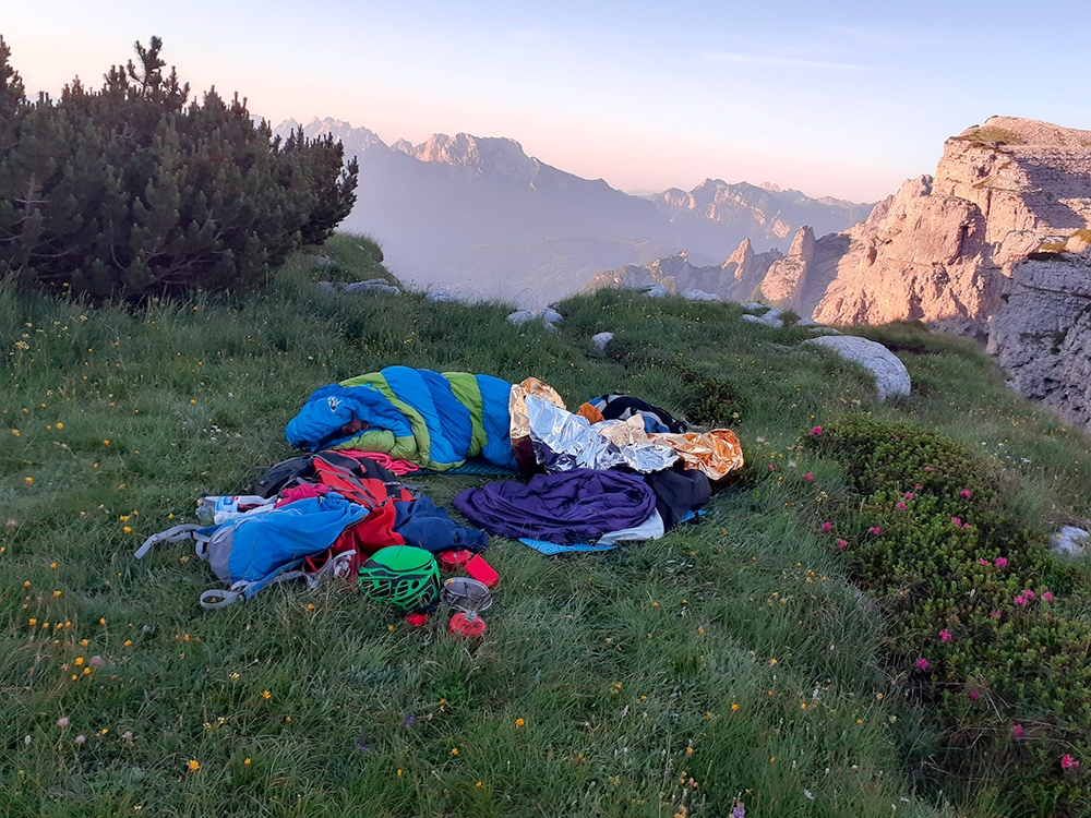 Campanile degli Amici, Pale di San Lucano, Dolomiti, Ivo Ferrari, Federica Maslowsky