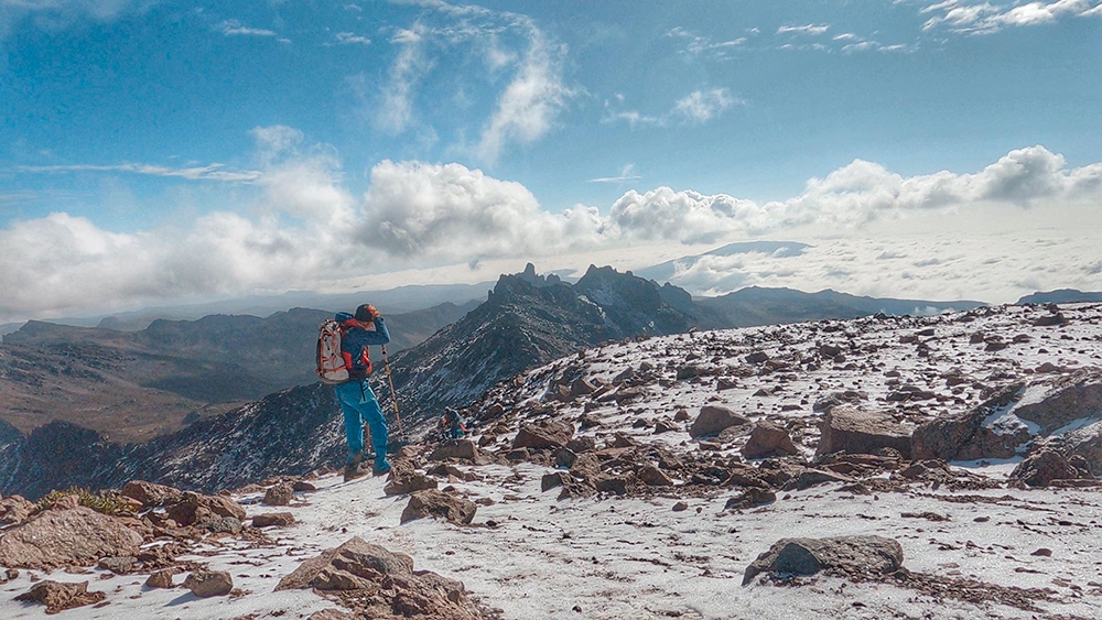 Andrea Lanfri, Massimo Coda, Africa, Punta Lenana, Monte Kenya