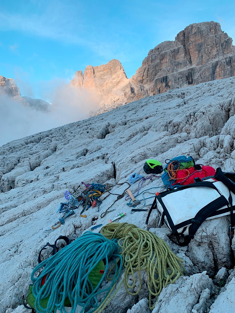 Brenta Dolomites, Castello di Vallesinella, Hybris, Alessandro Beber, Marco Maganzini