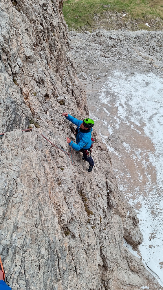 Semifreddo, Sass Pordoi, Dolomiti, Simon Messner, Martin Sieberer