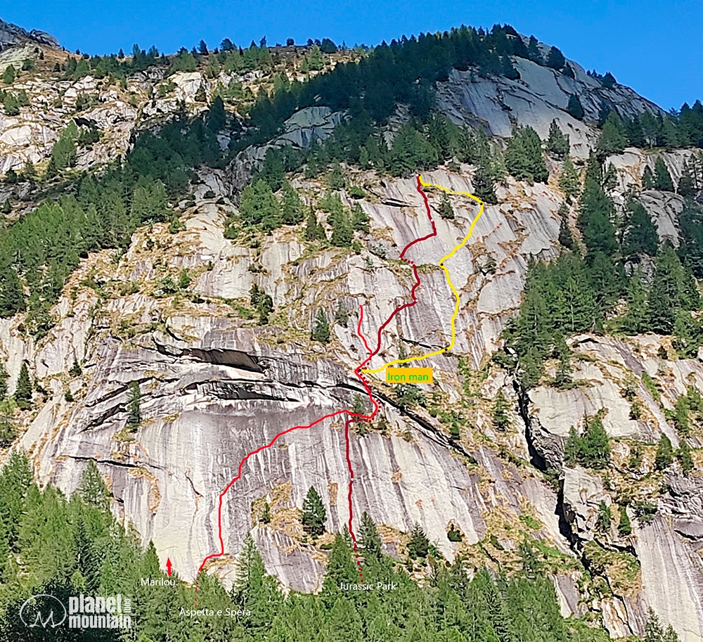 Iron Man, Val di Ferro, Val di Mello, Val Masino, Graziano Milani, Andrea Mariani