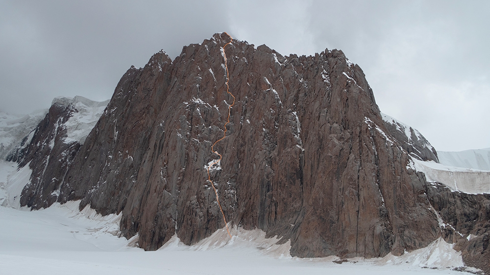Mount Zabor, Kirghizistan, Kookshal Too, Dry Ice Queen, Juraj Svingal, Marek Radovsky