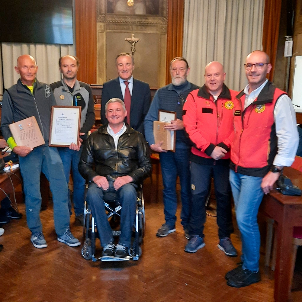 Soccorso Alpino e Speleologico Veneto, Gianni Sitta, Claudio Scardanzan