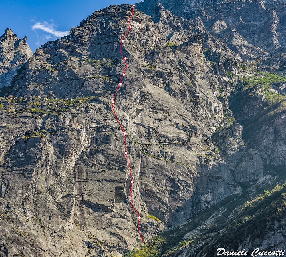 Via dell’Addio, Parete dei Titani, Vallone di Sea, Luca Enrico